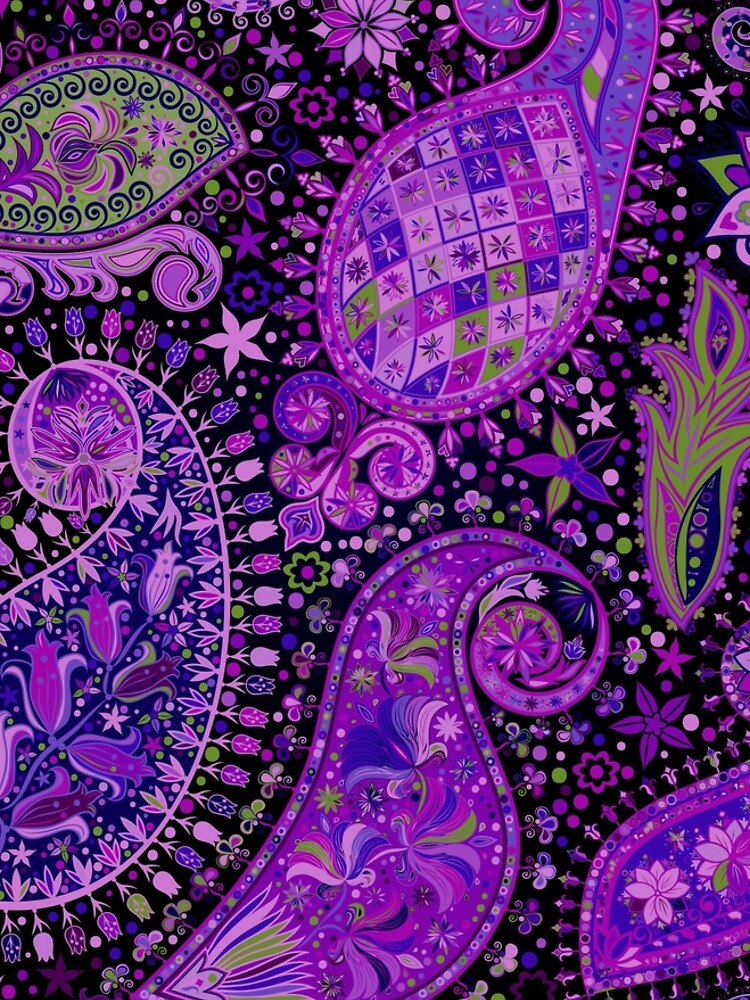 Boho Paisley Madness Var. 3 by rcurtiss000