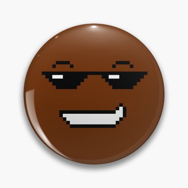 Item preview, Cool brown emoticon with sunglasses designed and sold by Francesko221.