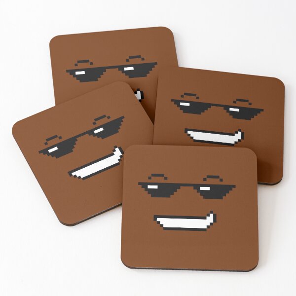 Item preview, Cool brown emoticon with sunglasses designed and sold by Francesko221.