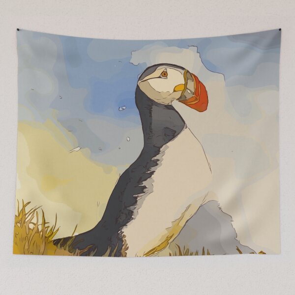 Item preview, Puffin of the Eastern Egg Island outside of Bar Harbor Maine - WelshDesigns designed and sold by welshdesigns.