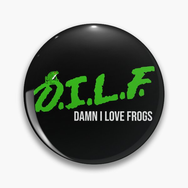 Artikelvorschau, D.I.L.F. Damn I Love Frogs entworfen und verkauft von ourkid.