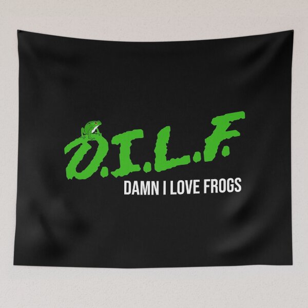 Item preview, D.I.L.F. Damn I Love Frogs designed and sold by ourkid.