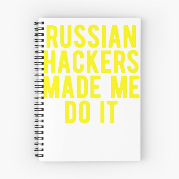 Item preview, Russian Hackers Made Me Do It Funny Political Sarcastic Saying designed and sold by MichaelAndrewLo.