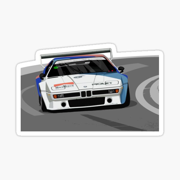 Artwork German Racecar M1 Procar 1978 racing Bimmer Sticker