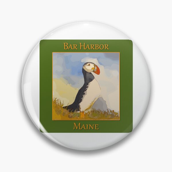 Item preview, Puffins from Eastern Egg Harbor offshore of Bar Harbor Maine - WelshDesigns designed and sold by welshdesigns.