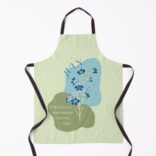 Item preview, July Birthday Month Flower - Delphinium Meaning: Language of Flowers designed and sold by anthologies.