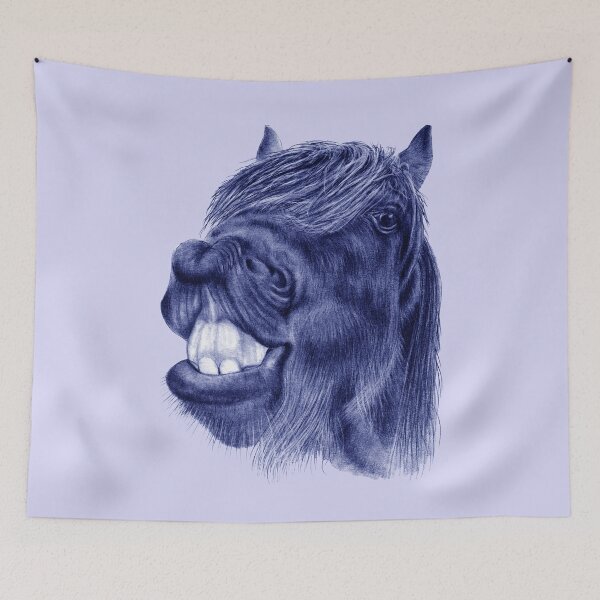 Item preview, Flehmen - blue colorized version designed and sold by SylvieG18.