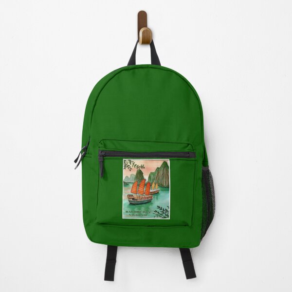 Item preview, HALONG BAY: Vintage Vietnam Picturesque Travel and Tourism Advertising Print designed and sold by posterbobs.