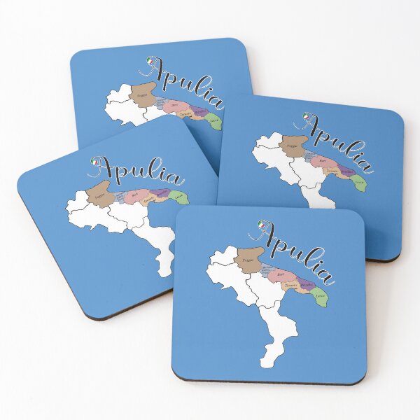 Item preview, I Love Apulia - Apulia Italy Provinces designed and sold by molamode.