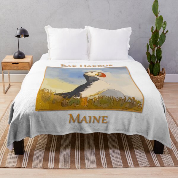 Item preview, Puffin of the Eastern Egg Island outside of Bar Harbor Maine - WelshDesigns designed and sold by welshdesigns.