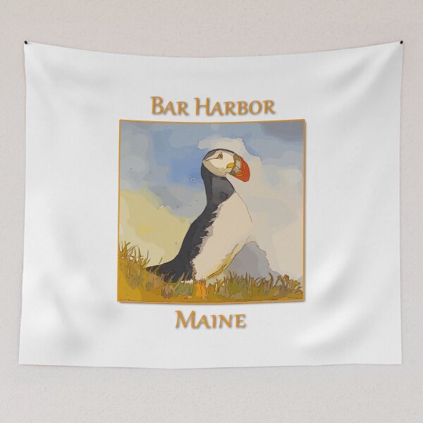 Item preview, Puffin of the Eastern Egg Island outside of Bar Harbor Maine - WelshDesigns designed and sold by welshdesigns.