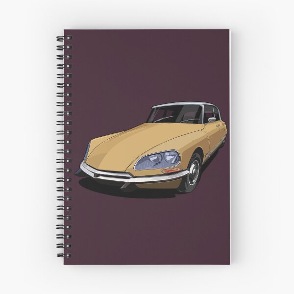 Item preview, French iconic DS Citroen Illustration Graphic Artwork (mustard yellow) designed and sold by SketchNinja.