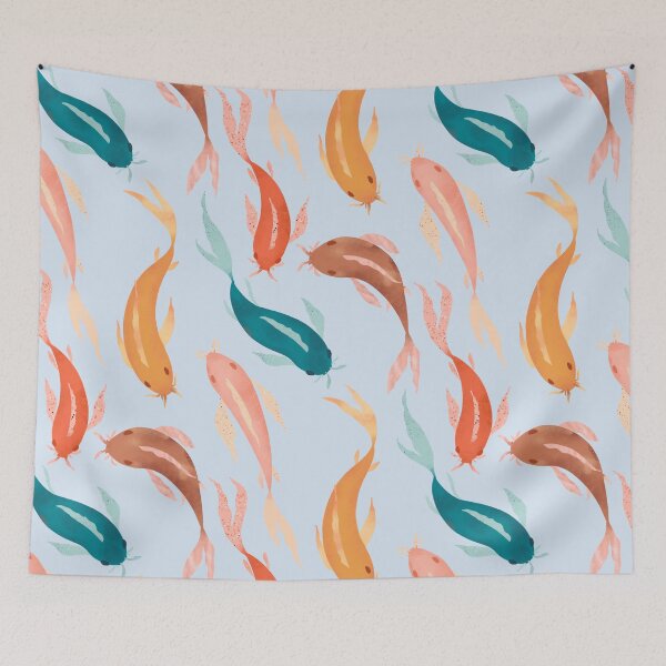 Item preview, Koi Carp Fish, Nishikigoi designed and sold by ChloesNook.
