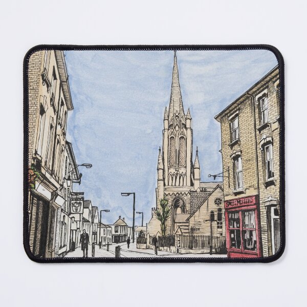 Item preview, St Johns Street Bury St Edmunds Watercolour Painting designed and sold by Tom Crittenden.