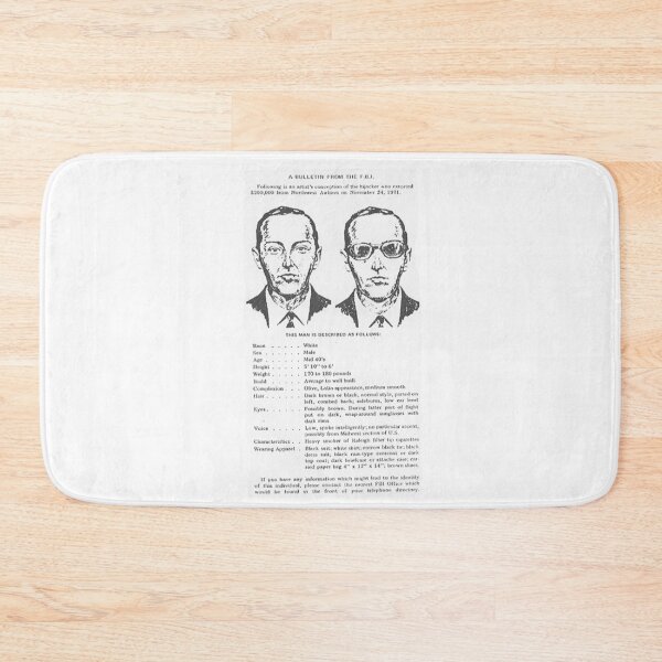 Item preview, D.B. Cooper FBI Wanted Bulletin  designed and sold by two7designs.