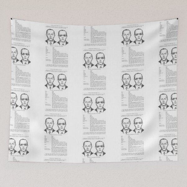 Item preview, D.B. Cooper FBI Wanted Bulletin  designed and sold by two7designs.