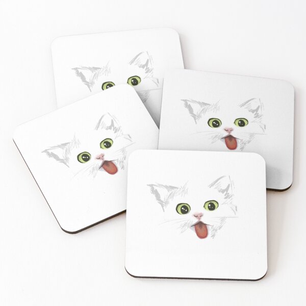 Item preview, cat face designed and sold by yell-ow.
