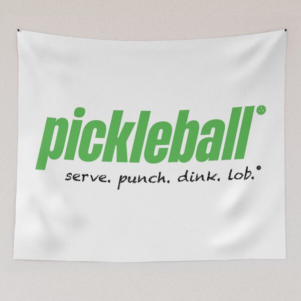 Item preview, Pickleball. Serve. Punch. Dink. Lob. designed and sold by ourkid.