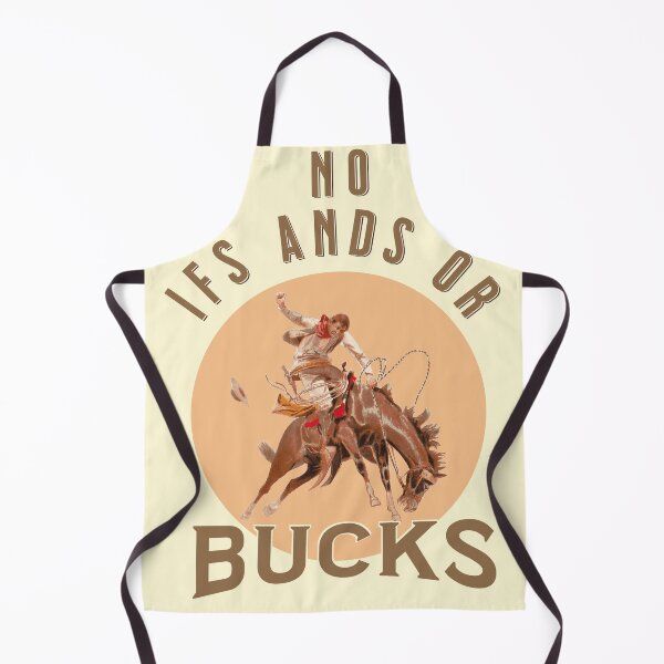 Item preview, No Ifs Ands or Bucks - Cowboy Breaking a Bronco designed and sold by No1Equestrian.