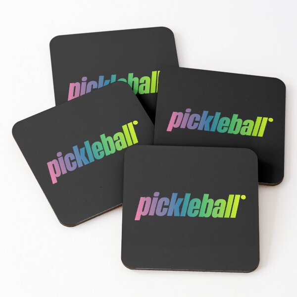 Item preview, Desvanecimiento del arco iris retro de Pickleball designed and sold by ourkid.