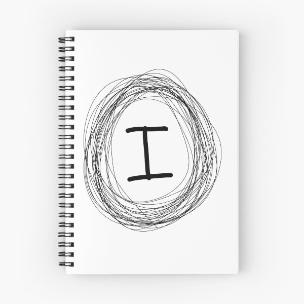 Item preview, I circle framed monogram  designed and sold by Words-Artist.