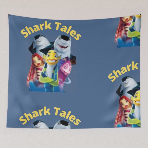 Artikelvorschau, Shark Tales Cartoon Vintage Shark Week Fish Tale Lustig entworfen und verkauft von Yakisha Gates.