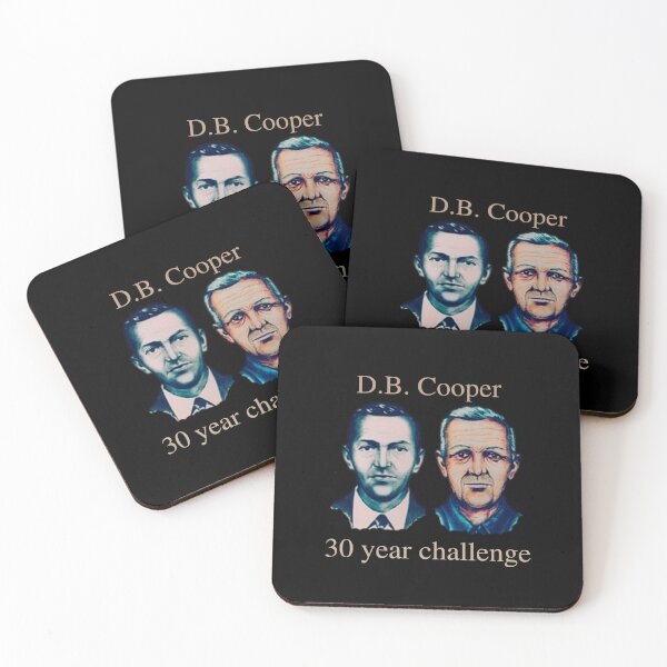 Item preview, D.B. Cooper FBI Wanted Photo With Age Progression Funny 30 Year Challenge  designed and sold by two7designs.