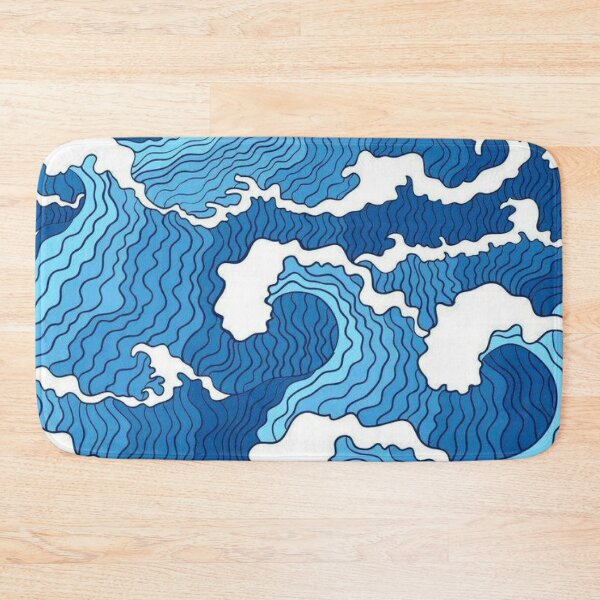 Item preview, Blue Waves Pattern designed and sold by sineadbarnes20.