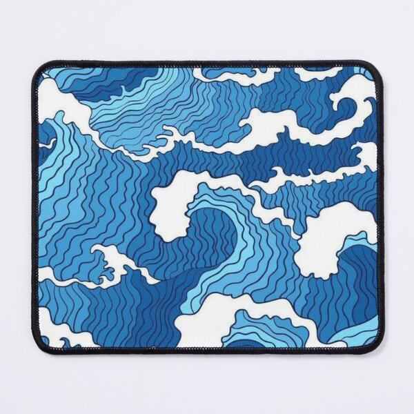 Item preview, Blue Waves Pattern designed and sold by sineadbarnes20.