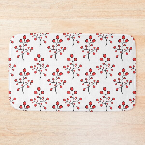 Item preview, Red leaves seamless pattern designed and sold by i-cottagedesign.