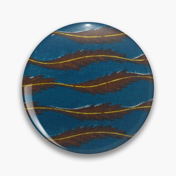 Item preview, Abstract Leaf Pattern | Blue, Brown, Yellow designed and sold by EricaJackson.