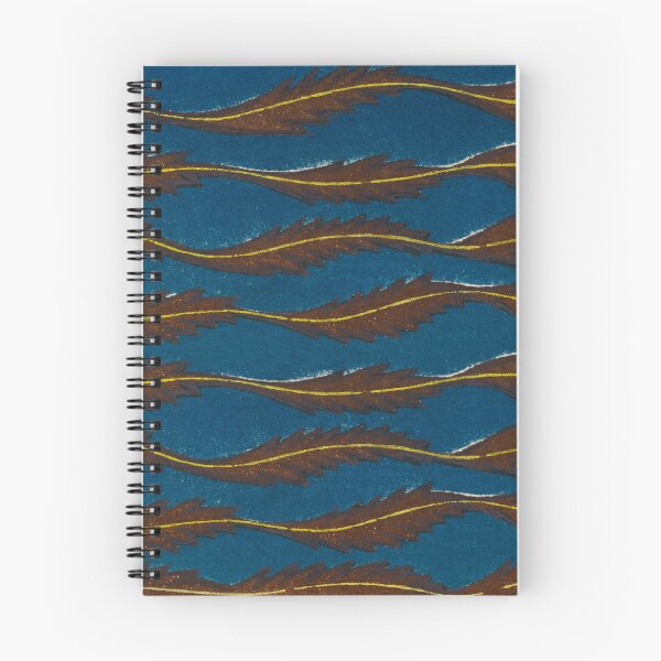 Item preview, Abstract Leaf Pattern | Blue, Brown, Yellow designed and sold by EricaJackson.