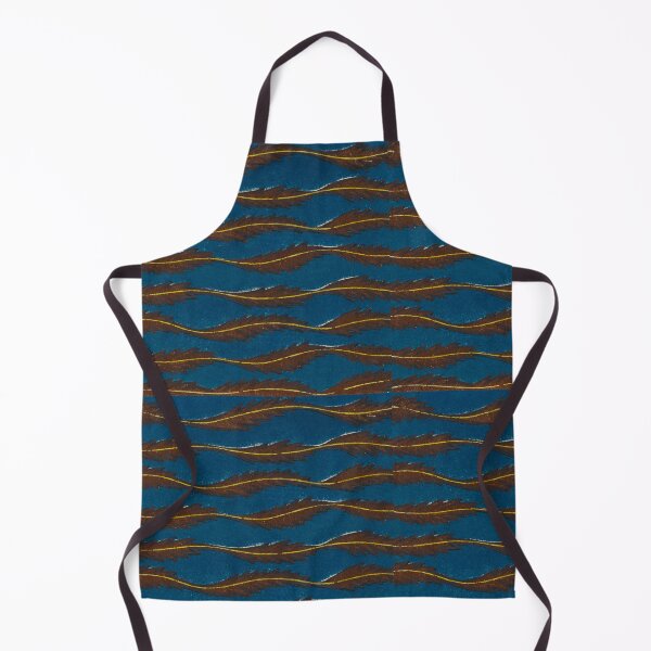 Item preview, Abstract Leaf Pattern | Blue, Brown, Yellow designed and sold by EricaJackson.