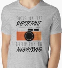 Life is Like a Camera Men's V-Neck T-Shirt