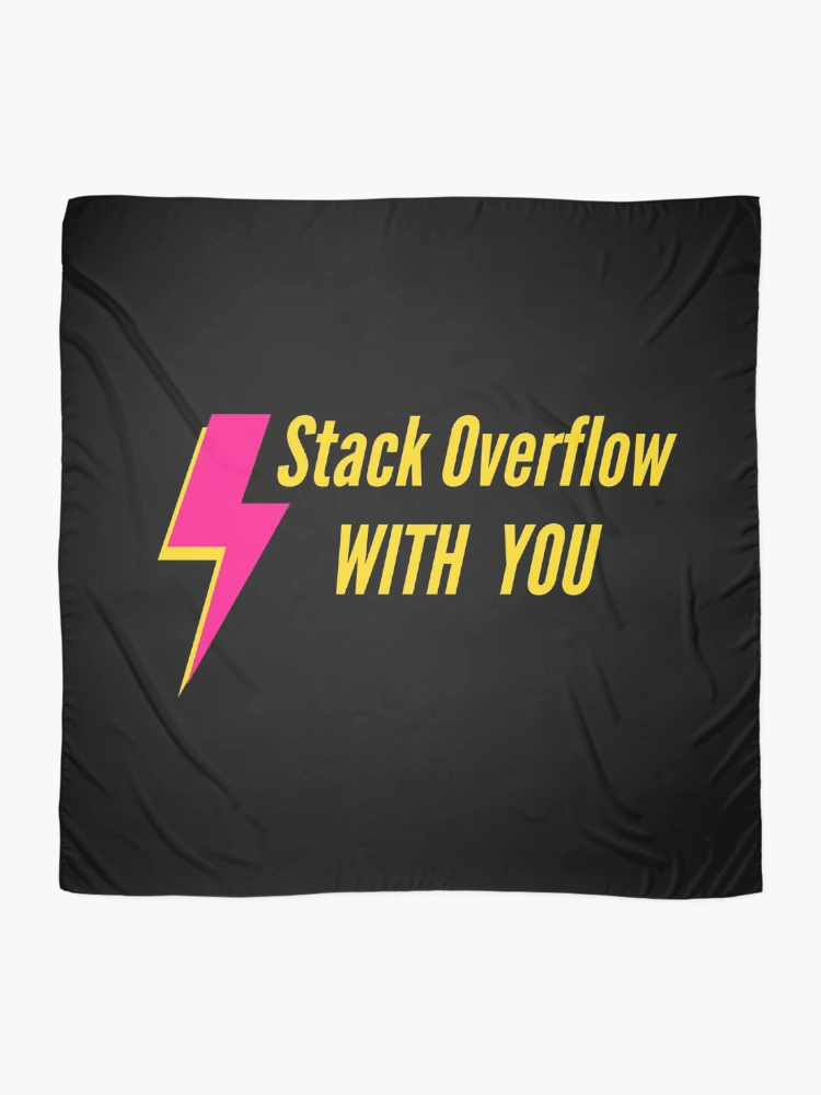 Thumbnail 2 of 3, Scarf, Stack Overflow with you designed and sold by ROBOUE.