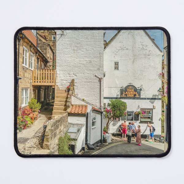 Item preview, Laurel Inn Robin Hoods Bay Pub Picturesque Street Scene Artistic Photograph designed and sold by skyfilming.