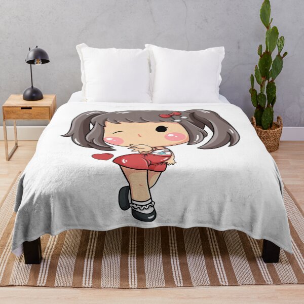 Item preview, Cute Winking Walking Anime Girl designed and sold by CreativeCranium.
