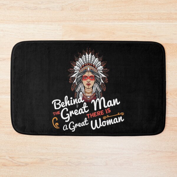 Item preview, Native American Women Behind the Great Man There Is A Great Woman designed and sold by nativeStor.