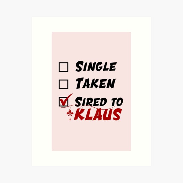 Item preview, Sired to Klaus designed and sold by KsuAnn.