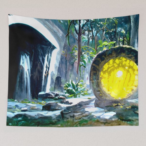 Item preview, Circular Stone Portal in the Jungle designed and sold by CSpeelman.
