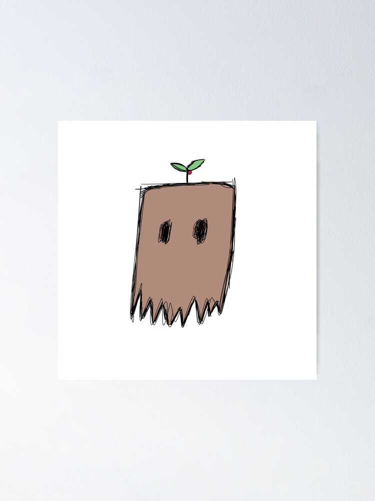 “Paper bag ghost” Poster for Sale by RavenRarities | Redbubble