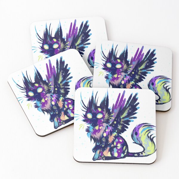 Item preview, purple wings cat designed and sold by snowysaur.