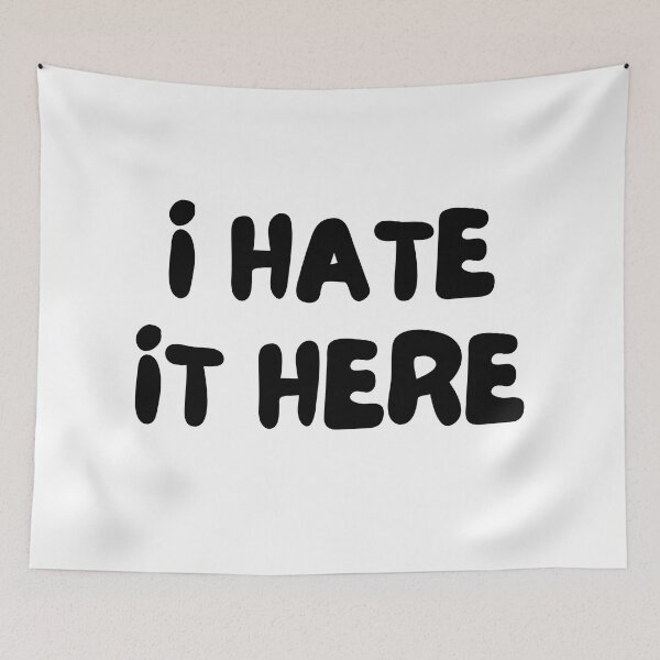 Item preview, I Hate It Here. Funny Work Saying designed and sold by That Cheeky Tee.