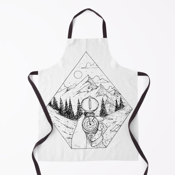Item preview, Get Lost Mountain retro Compass designed and sold by XXgooddeedXX.
