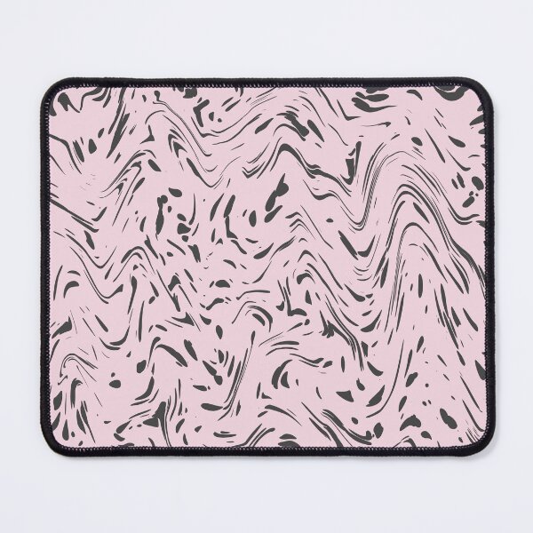 Item preview, Modern Pink Gray Dots Wavy Lines Abstract Design designed and sold by InovArtS.