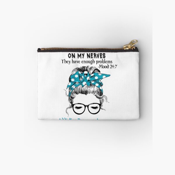 Item preview, Addiction Recovery Awareness - Thou Shalt Not Get On My Nerves They Have Enough Problems - Mood 24:7 designed and sold by Robbsyn.