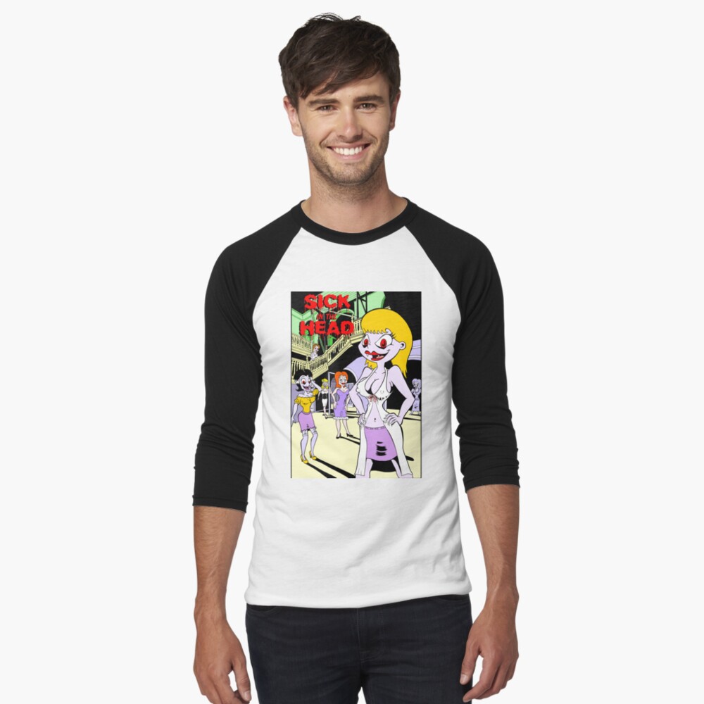 Item preview, Baseball ¾ Sleeve T-Shirt designed and sold by Skinrash.