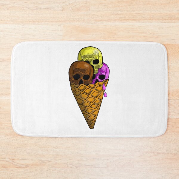 Item preview, funny skulls on ice cream cone designed and sold by my-drawings.