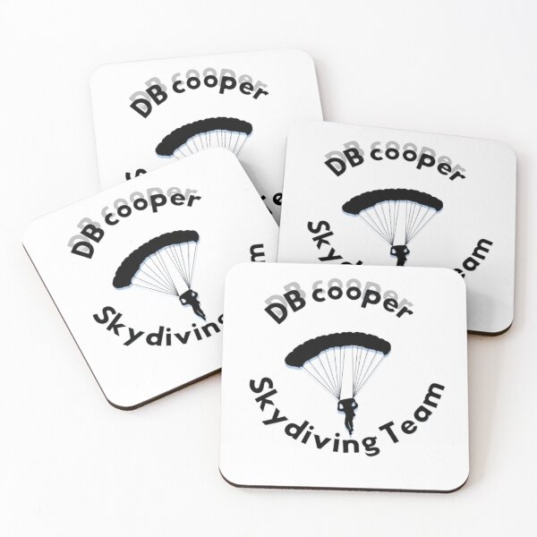Item preview, db cooper skydiving team sticker designed and sold by Oichiana.