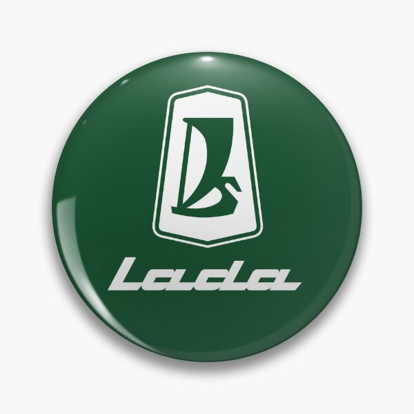 Item preview, Lada logo 1970s (white) designed and sold by VEB Ostladen.